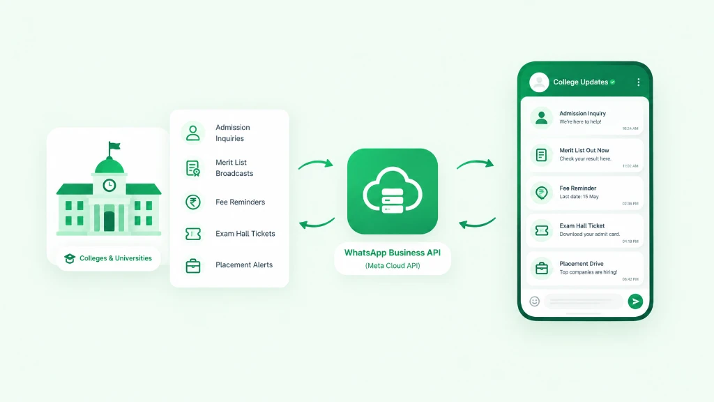 WhatsApp Automation and Campus Management for Colleges & Universities